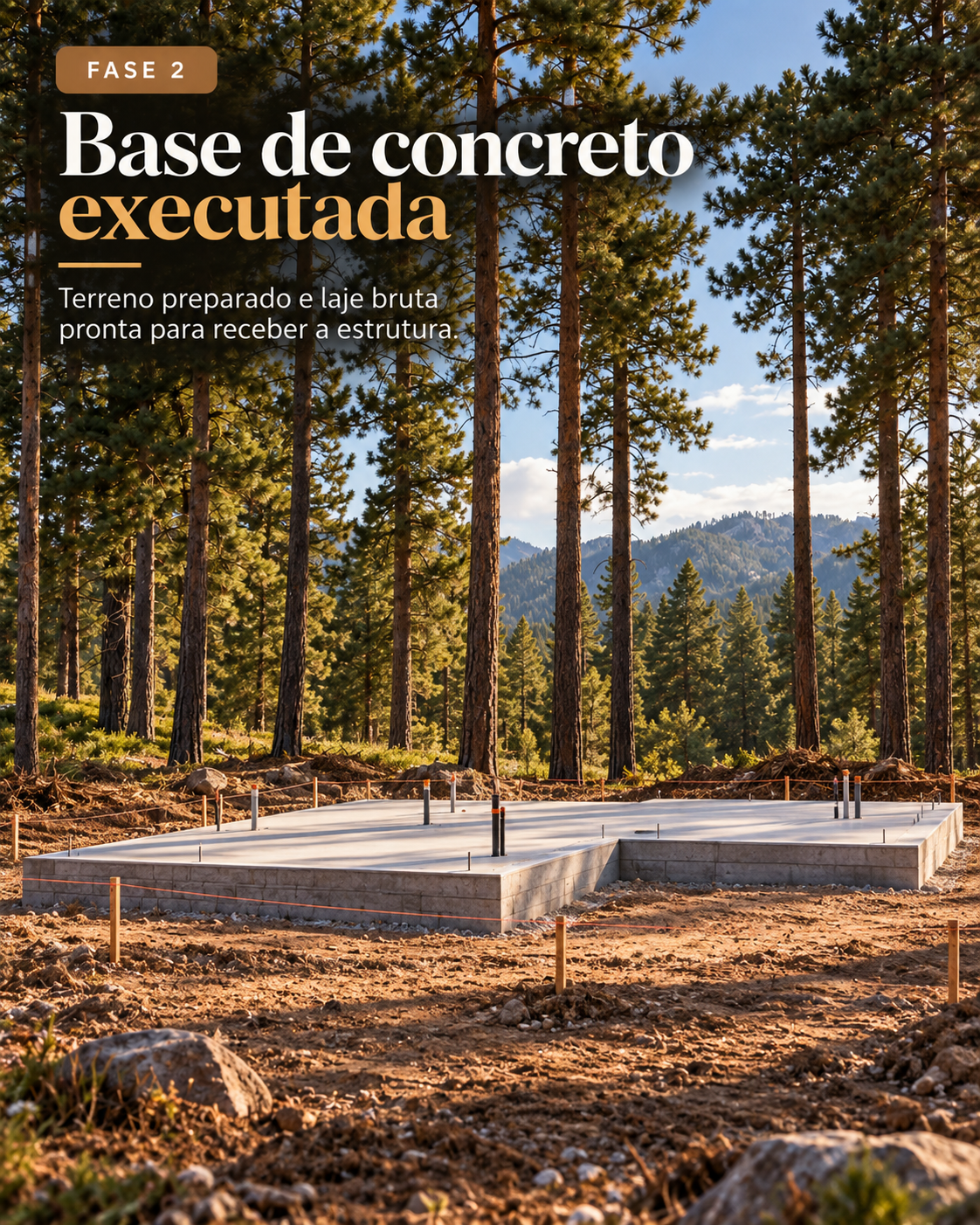 Evolução da Obra - Fundação